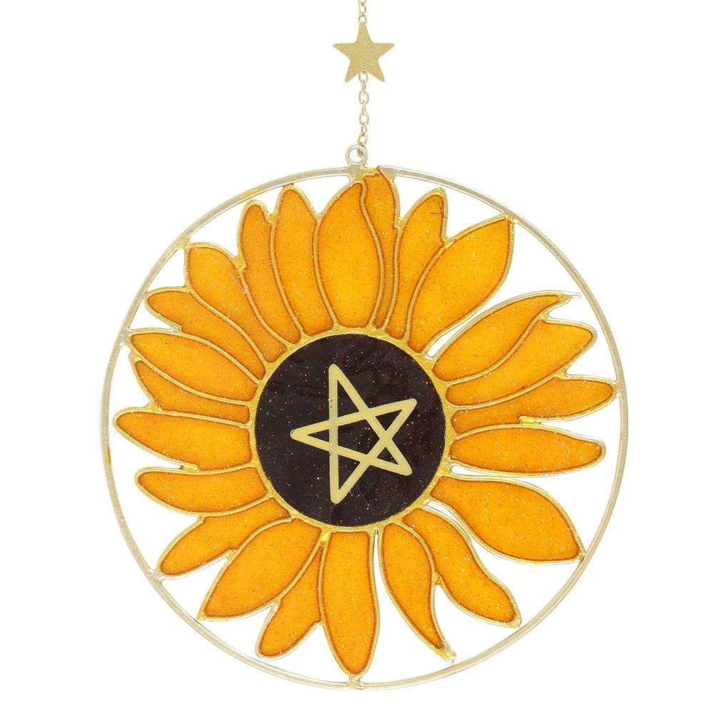 Something Different - Summer Solstice Sunflowe Raamhanger/Suncatcher - Multicolours